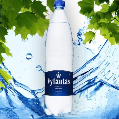 Vytautas 0,5 litra, jej źródło bije w chronionym prawnie rezerwacie na Litwie o powierzchni 25000 hektarów.