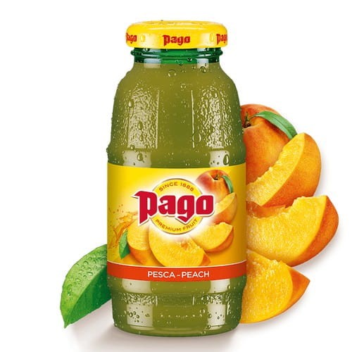 Pago Brzoskwinia 200ml szkło, wspomnienie z dzieciństwa