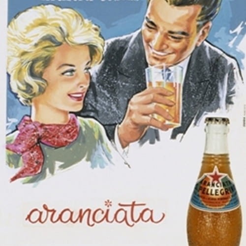 Reklama włoskiego napoju San Pellegrino Aranciata Amara