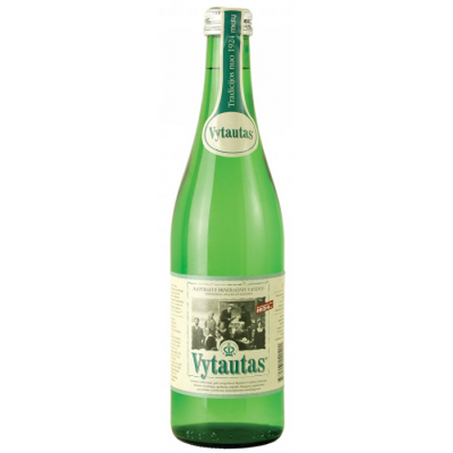 Vytautas 500 ml Gazowana Szkło Retro. Butelka Retro wzorowana na starych butelkach wody Vytautas.