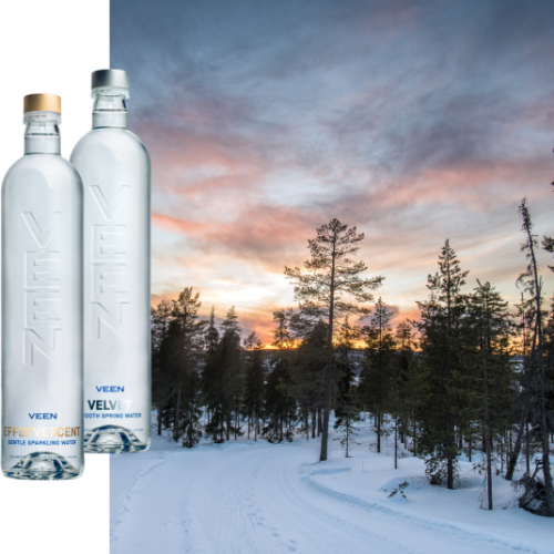 Źródło wód VEEN znajduje się z dala od świata, w oddalonej fińskiej Laponii.