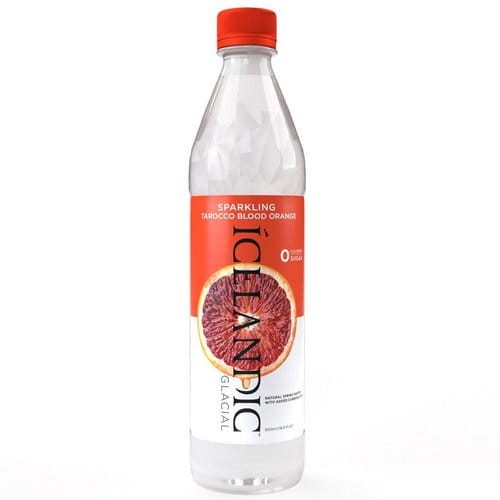 Woda Icelandic Glacial Pomarańćza Tarocco gazowana 0,5 litra, butelka plastikowa