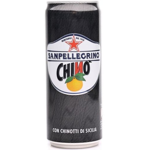 San Pellegrino Chino to kultowy włoski napój gazowany w puszce o pojemności 330 ml