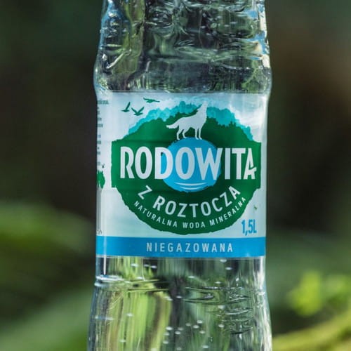 25% każdej butelki wody niegazowanej Rodowita pochodzi z recyclingu