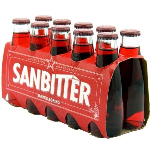 Aperitif Sanbitter Rosso sprzedawany jest w 10-cio pakach