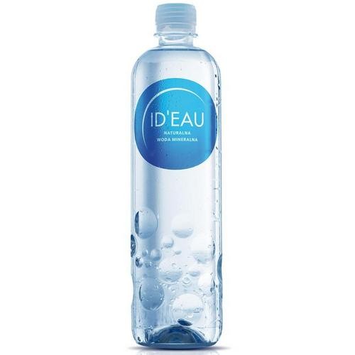 Niskosodowa, alkaliczna woda Id'eau w plastikowej butelce o pojemności 1 litr