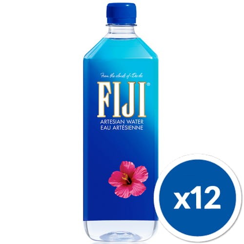 12 litrowych butelek wody modnej artezyjskiej Fiji