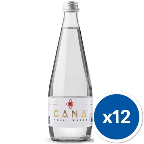 Słoweńska woda Cana Royal w szklanej butelce o pojemności 700 ml 12 butelek
