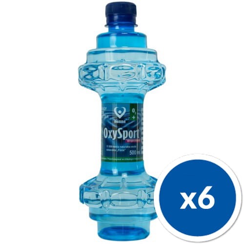 Oxy Sport 500ml w plastikowej butelce, woda Oxy Sport, zgrzewka 6 butelek