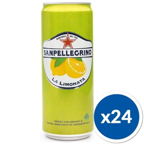 Zestaw 24 puszek napoju San Pellegrino La Limonata 330ml