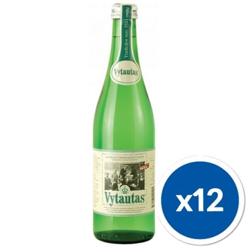 12 butelek Vytautas 500 ml Gazowana Szkło Retro