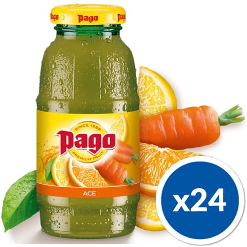 Pago Ace Karotka 200ml szkło zestaw 24 butelek
