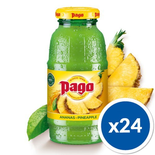 Pago Ananas 200ml szkło x24 - słodkie, delikatne i aksamitne wspomnienie dzieciństwa