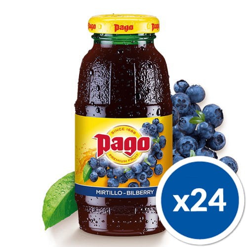 Pago Borówka 200ml szkło x24 - słodkie, delikatne i aksamitne wspomnienie dzieciństwa