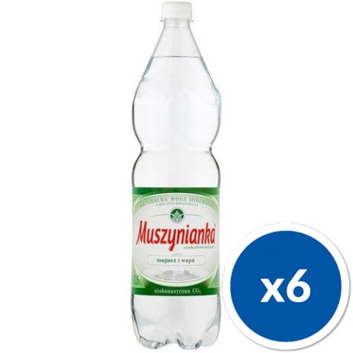 Butelka wody wysokozmineralizowanej Muszynianka