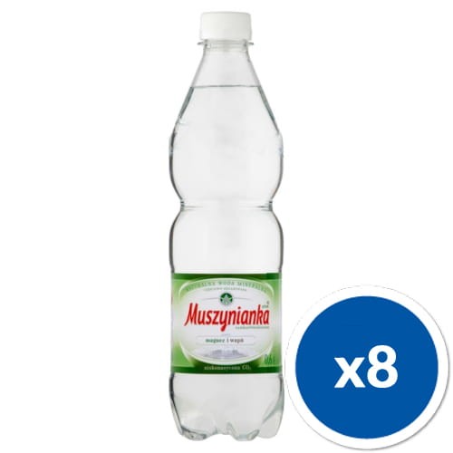 Muszynianka 600ml PET niskonasycona CO2 x8