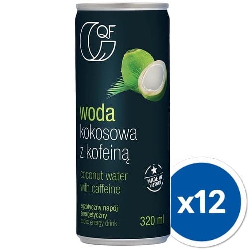 Naturalne pobudzenie i nawodnienie - woda kokosowa z kofeiną Quality Food