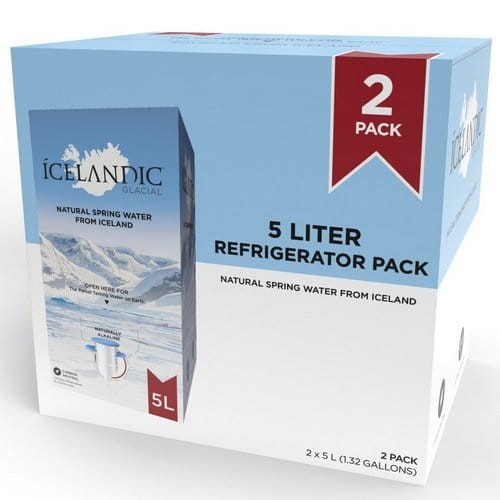 Icelandic Glacial - woda z Islandii, 2 kartony po 5 litrów