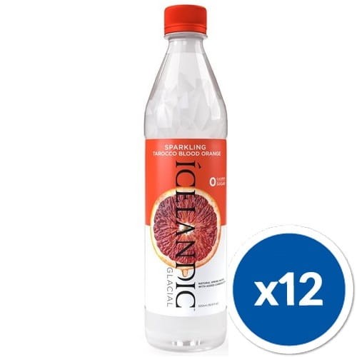 Woda Icelandic Glacial Pomarańćza Tarocco gazowana 0,5 litra, butelka plastikowa