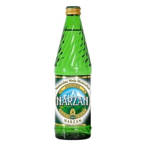 Narzan Gold rosyjska woda gazowana 500ml z Kaukazu, wysokozmineralizowana