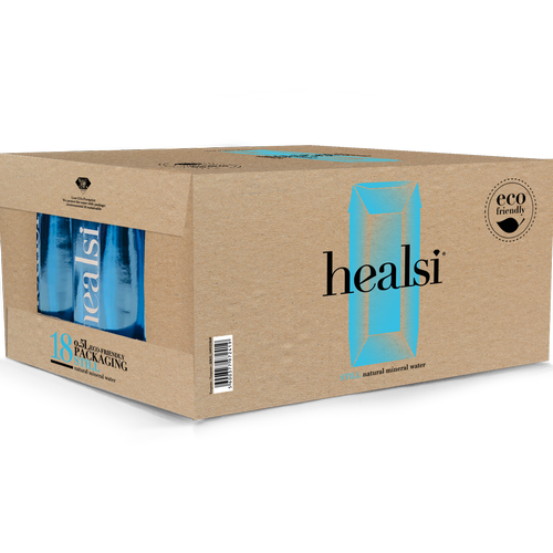Stworzone w 80% z papieru z recyclingu, nowe kartony Healsi pozwalają zaoszczędzić 80% energii w porównaniu do zwykłego papieru.