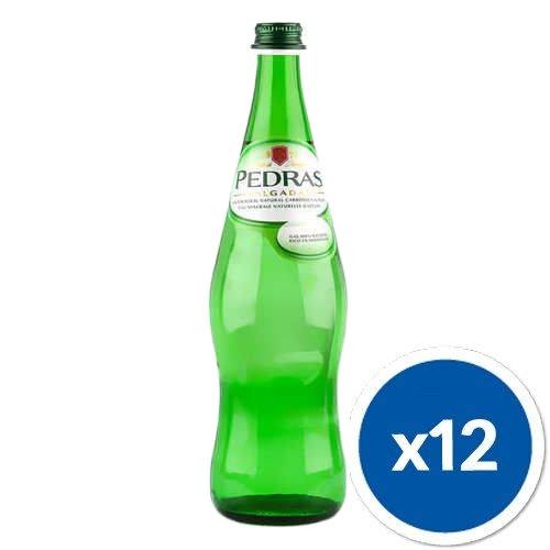 Pedras Salgadas woda gazowana, w szklanej butelce 750 ml pochodząca z Portugalii