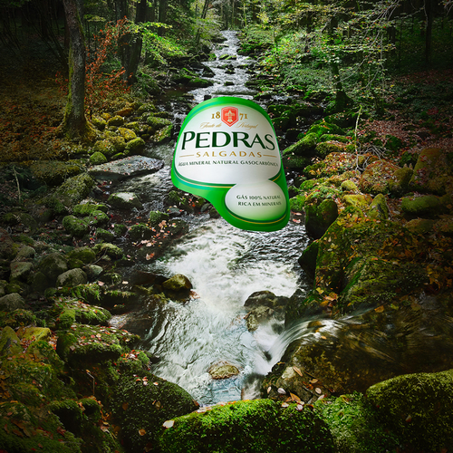 Pedras Salgadas naturalnie gazowana woda pochodząca z Portugalii w szklanej butelce