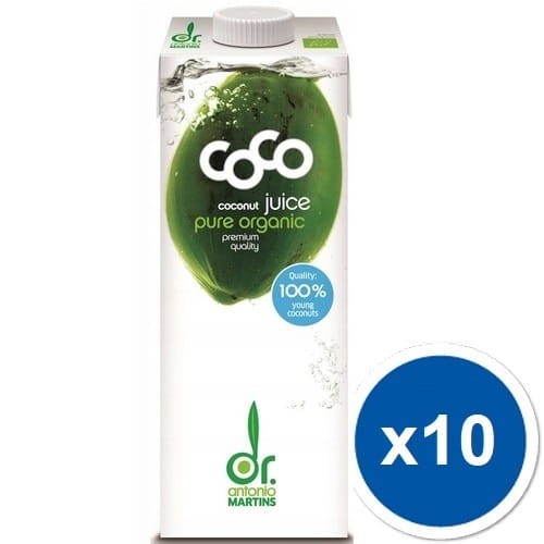 Woda kokosowa COCO Dr Martins 1 litr w kartonie tetra pak