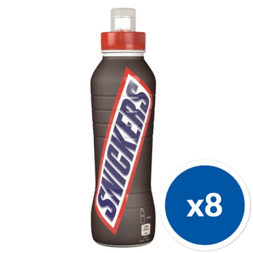 Napój mleczny Snickers o smaku czekoladowo-orzechowym 350 ml x8