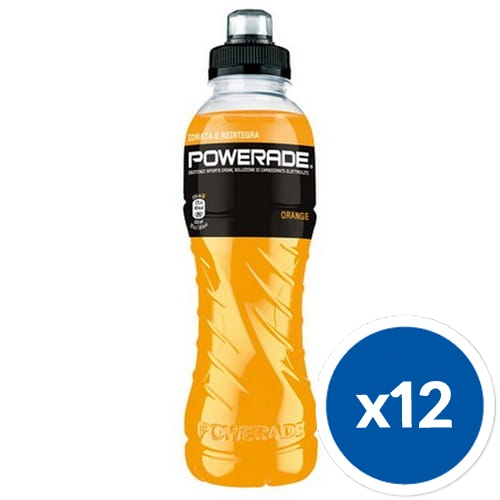 Powerade Orange Izotonik 500 ml PET Sport Cap z Włoch