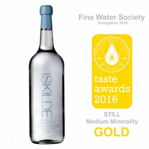 Woda Iskld zdobyła pierwsze miejsce w Taste Awards 2016 The Fine Waters Society