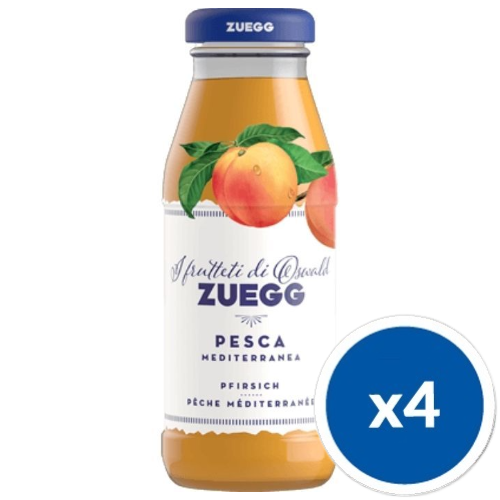 Zuegg Brzoskwinia 200 ml szkło x4