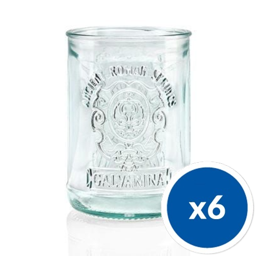 Szklanki Galvanina o pojemności 355 ml pakowane są po 6 szklanek w zestawie