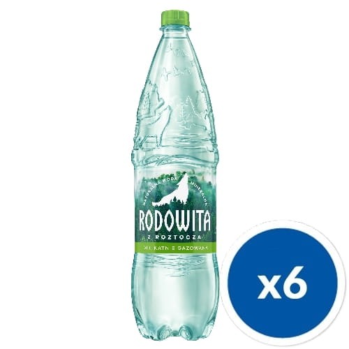 6x Rodowita 1500 ml Delikatnie Gazowana PET