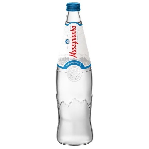 Muszynianka Zdrój 700 ml Średnionasycona CO2 szkło