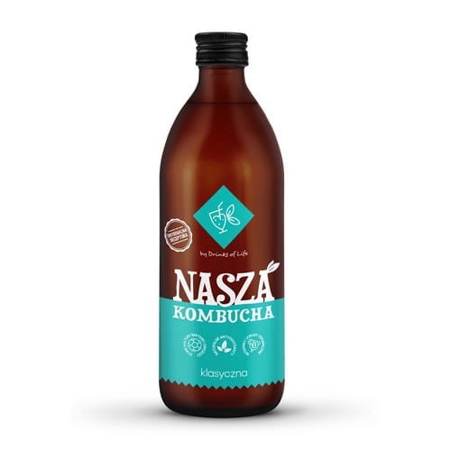 Nasza Kombucha Klasyczna 500 ml