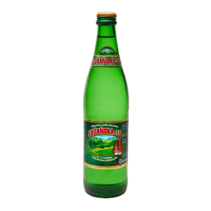 Łużańska 500 ml szkło Naturalna Woda Mineralna Gazowana x11