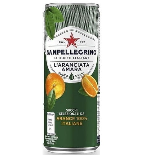 San Pellegrino Aranciata Amara 330 ml Napój Puszka