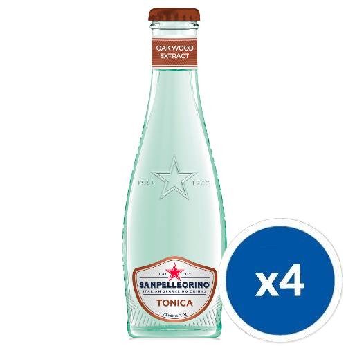 San Pellegrino Tonica 200 ml Napój Szkło x4