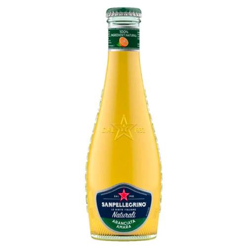 San Pellegrino Aranciata Amara 200 ml Napój Szkło