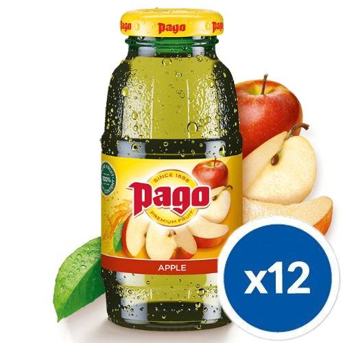 Pago Jabłko 200 ml Szkło x12