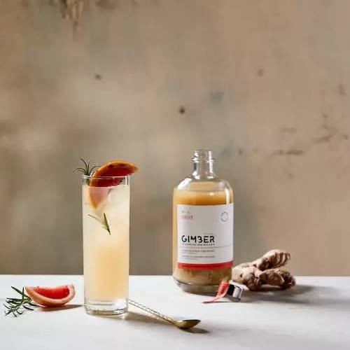 GIMBER N°2 Brut – odważny, zdrowy napój, który pobudza do działania.