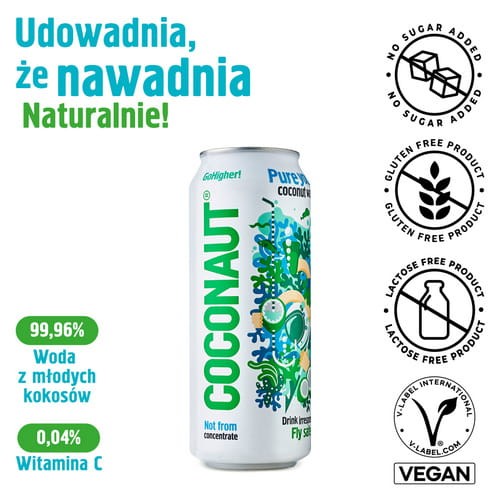 Woda kokosowa to cenne źródło magnezu, potasu, wapnia, fosforu i witamin B2, B3, B5, B6 oraz C. Oprócz tego znajdziesz w nim antyoksydanty oraz kwas omega-6.
