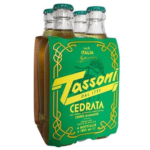 W paczce znajdują się 4 butelki napoju Tassoni 180 ml.