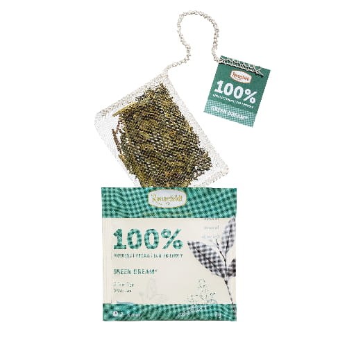 Wszystkie herbaty i składniki w 100% pochodzą z upraw ekologicznych oraz są produkowane i przetwarzane w sposób przyjazny dla wegan.