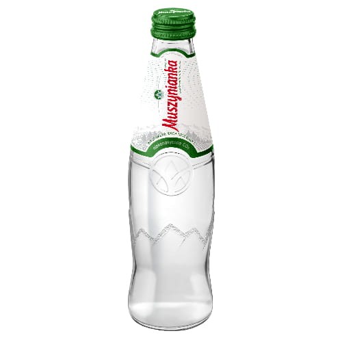 Muszynianka Zdrój 300 ml Niskonasycona CO2 szkło x9