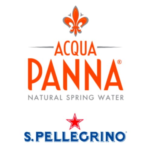 Szklanki marki Acqua Panna San Pellegrino