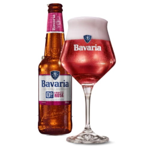 Połączenie malin, wiśni i jagód nadaje 0,0% Fruity Rosé intensywny owocowy smak przypominający lato.