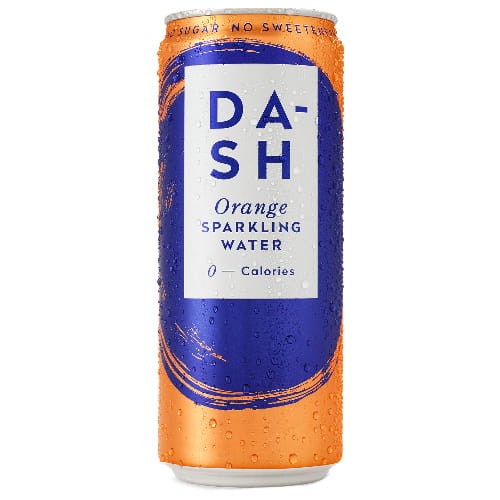 Dash Water Gazowana Pomarańcza 330 ml puszka x12