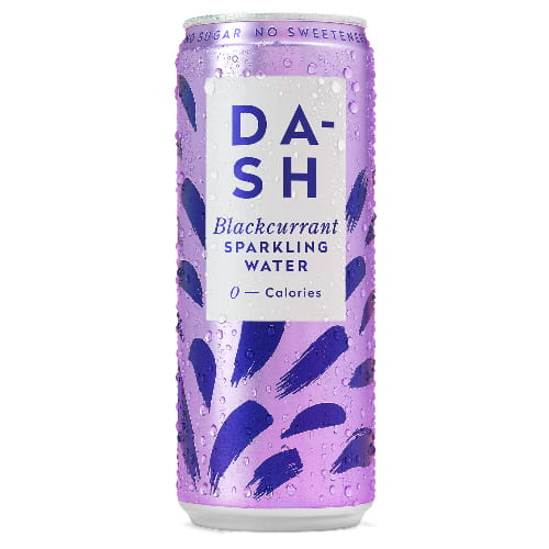 Dash Water Gazowana Czarna Porzeczka 330 ml puszka x12